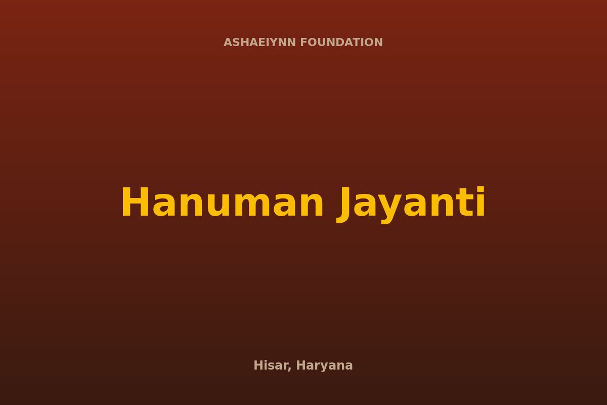 Hanuman Jayanti